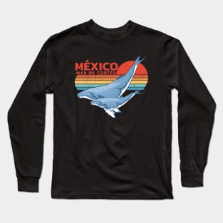 México Sea of Cortez Humpback Whale Long Sleeve T-Shirt